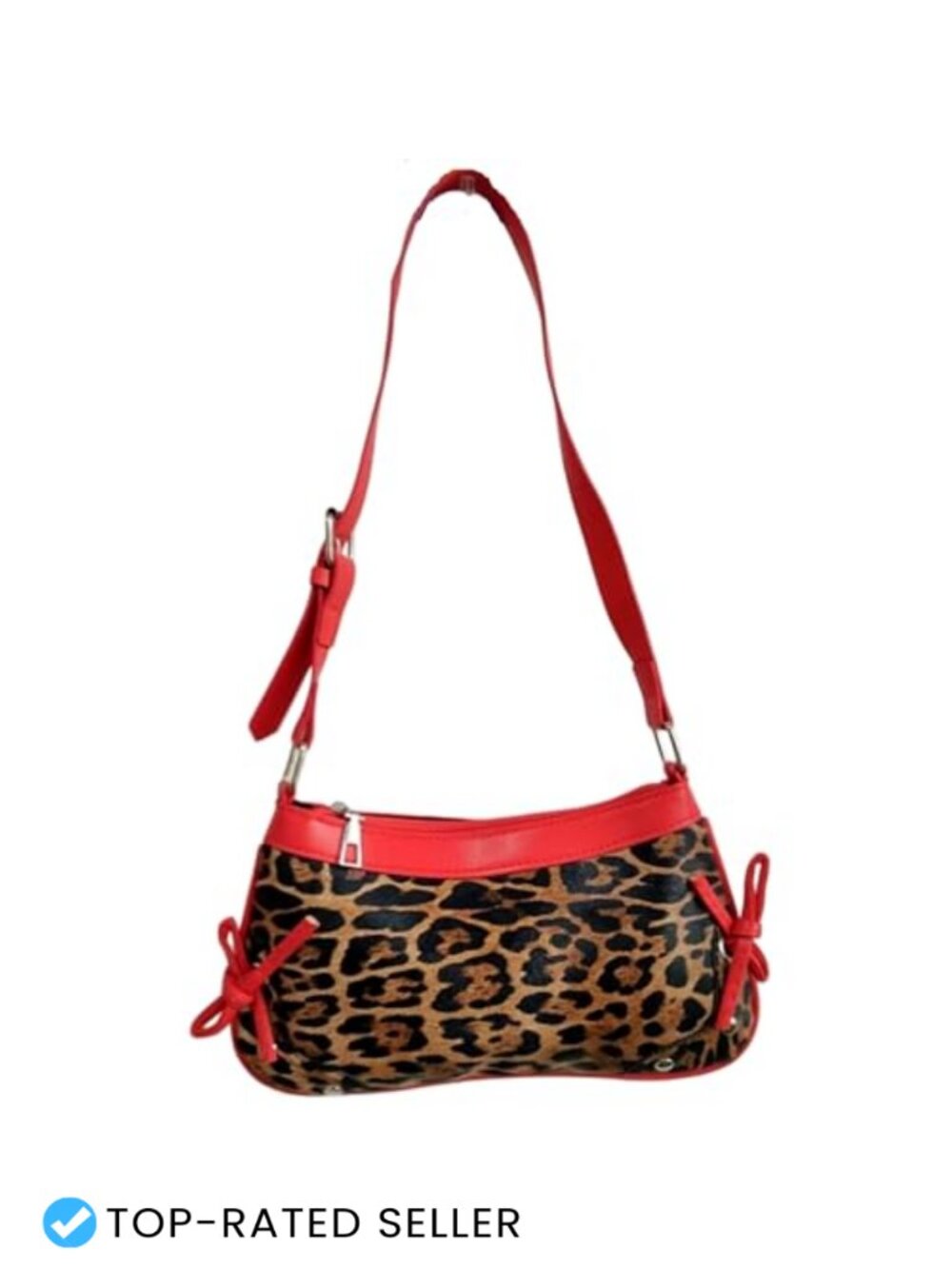 Faux Leather Small Shoulder Bag Y2K Mini Retro Clutch Underarm Purse